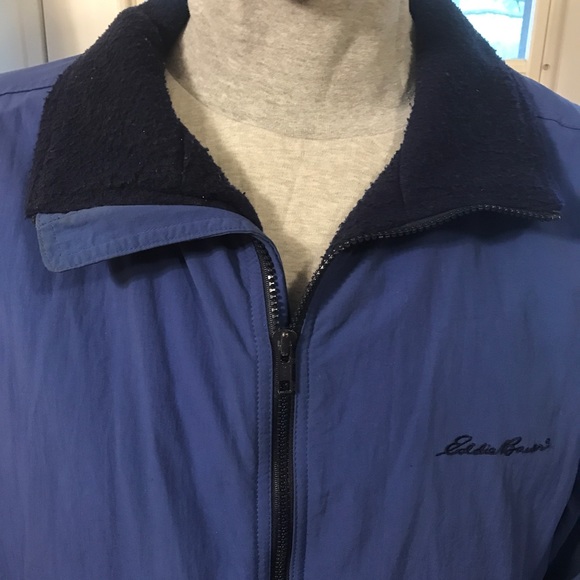 Classic Eddie Bauer Men’s Fleece Lined Coat - Picture 4 of 8